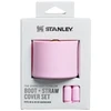 Stanley Apsauginių dangtelių ir šiaudelių rinkinys (2 vnt.) termo puodeliams (0,89 l | 0,59 l), „The Quencher Boot“ + šiaudelių dangtelis, rožinis