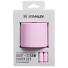 Stanley Apsauginių dangtelių ir šiaudelių rinkinys (2 vnt.) termo puodeliams 1,18l „The Quencher Boot“ + šiaudelių dangtelis, rožinis