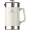 Virdulys Stanley The Stay-Hot French Press 1.4L coffee thermos in glossy cream color