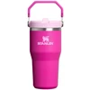 Stanley Termospuodelis su šiaudeliu „The IceFlow Flip Straw 2.0 Tumbler 0.59L“ violetinis