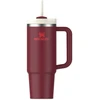 Stanley Termospuodelis su šiaudeliu The Quencher H2.O FlowState Tumbler 0.89L tamsiai raudonas