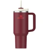 Stanley Termosinis puodelis su šiaudeliu The Quencher H2.O FlowState Tumbler 1.18L tamsiai raudonas