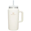 Stanley Termosas su šiaudeliu „The Quencher H2.0 Tumbler 1.90L“ kreminės spalvos