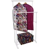 ORDINETT Stand for clothes Deluxe Double Baltas 88x43x98-175cm baltas