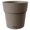 Stefanplast Flower pot with tray Ethica Ø25x25cm ruda