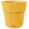 Stefanplast Flower pot with tray Ethica Ø25x25cm mustard yellow