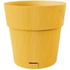 Stefanplast Flower pot with tray Ethica Ø30x29cm mustard yellow
