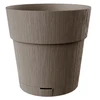 Stefanplast Flower pot with tray Ethica Ø20x19cm ruda