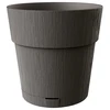 Stefanplast Flower pot with tray Ethica Ø40x39cm pilka