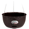 Stefanplast Hanging flower pot Natural Ø30x14.5cm dark ruda