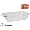 Stiklinė kepimo forma 32,5x17,5x7 cm 2,1 l, MARINEX