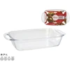 Stiklinė kepimo forma 35x20x7 cm 2,7 l, MARINEX. Pagaminta Brazilijoje