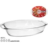 Marinex Stikla naczynie żaroodporne 40 5x27 5x7 cm 4 2 l MARINEX