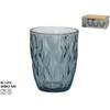 Stikliniai puodeliai (6 vnt.) 280 ml, mėlyni, 10 x 8 x 8 cm, KITCHEN&GO