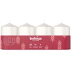 Bolsius Cylinder Candles 4pcs 60x40mm Baltas