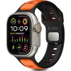 Tech-Protect IconBir Line apyrankė skirta Apple Watch 44 / 45 / 46 / 49 mm – juodos spalvos ir oranžinės spalvos