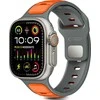 Tech-Protect IconBir Line apyrankė skirta Apple Watch 44 / 45 / 46 / 49 mm – pilkos spalvos-oranžinės spalvos
