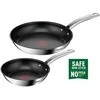 Keptuvių Rinkinys - Tefal Intuition B817S255 2-Vienetų Nerūdijančio Plieno