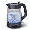 TEFAL Virdulys | KO2G08E0 | 2000 W | Electric | 1.7 L | Heat-resistant glass | 360° rotational base | Juodas/Transparent