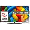 86 colių LG 86NANO81A3A | išmanusis Televizorius | webOS 25 | 4K UHD