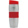 Termosinis puodelis Rosberg R52011C, 0,380 l, dvigubomis sienelėmis, nerūdijančio plieno, raudonas