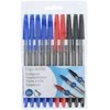 Topwrite - Ballpoint pen set 10 pcs. (Mėlyna/Juodas/Raudona)