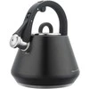 Virdulys, Plieninis virdulys su švilpuku, 2,5 l, matinės juodos spalvos, Klausberg kb-7948