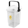 Stefanplast naminių gyvūnėlių ėdalo laikymo indas 2,5kg 7 l 23 x 19 x 31 cm skaidrus/baltas
