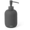 Tatay Container for liquid soap Soft ceramic, anthracite pilkas
