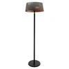 TunaBone Electric Standing Patio Heater Double clear halogen heating lamps TB1821SH-01 Patio heater 2100 W Juodas