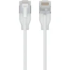 Ubiquiti UniFi UACC-Cable-Patch-EL-C6A-8M-W aukščiausios kokybės komutacinis kabelis Ultra-thin pintas, sukurtas ir optimizuotas 10 GbE tinklams, RJ45