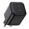 Įkroviklis Ugreen GaN 45W 2xUSB-C - juoda