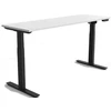 Up Up Biurko Brother W-57051PT/KB-D22-30S (1500x750x25mm) Baltas / Juodas Frame 2/2