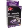 Rašalo kasetė UPrint Brother LC123 Multipack