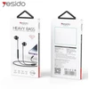 Ausinės Yesido yesido Ausinės Douszne YH48 Lightning 120cm, Juodas / JUODA