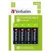 Baterijas Verbatim AA Premium Rechargeable 4-Pack 2500mAh 023942495178 49517V (023942495178)