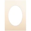 Nuotraukų rėmelis Victoria Collection Passepartout 15x21 bisquit oval 20725 ()