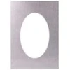 Nuotraukų rėmelis Victoria Collection Passepartout 15x21 platinum oval 20734 ()