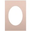 Nuotraukų rėmelis Victoria Collection Passepartout 21x29.7 beige oval 20740 ()