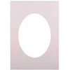 Nuotraukų rėmelis Victoria Collection Passepartout 30x40 light pilkas oval 20758 ()