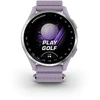 Išmanusis laikrodis Garmin Approach® J1, sidabrinis aliumininis korpusas su alyvos spalvos „ComfortFit“ medžiaginiu dirželiu | 010-03898-10
