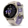 Išmanusis laikrodis Viedpulksteni Garmin Forerunner 970 Soft Gold Titanium with French Pilkas Case and French Pilkas/Translucent Indigo Band 753759349943 (7537593