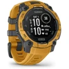 Išmanusis laikrodis „Garmin Instinct 3“ – 45 mm, „Solar Sunburst“ su silikoniniu dirželiu nuo saulės spindulių / pilkos spalvos
