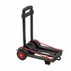 Aptel Easy sulankstomas transportavimo vežimėlis, kurio keliamoji galia iki 50kg Mick 34x24.5x93.5cm juodas (0610195800)