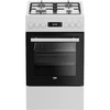 Dujinė viryklė su elektrine orkaite Beko FSM51339DWDS