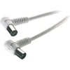 Vivanco antenos kabelis su kampu 1,5 m, baltas