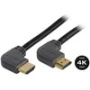 Vivanco kabelis HDMI – HDMI 3m angeled (47107)