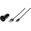 Vivanco automobilinis įkroviklis USB-C 3A 1m, juodas (38669)