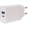 Vivanco įkroviklis USB-A/USB-C PD3 20W, baltas (62401)