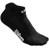 W Juodas NO SHOW SOCK 3PR/PK